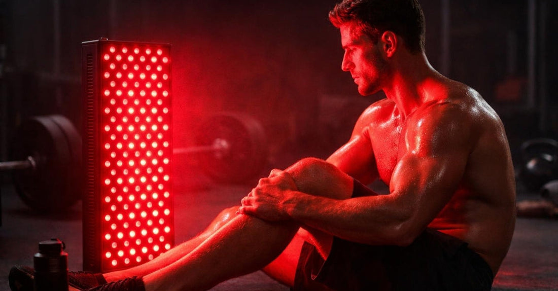 Rood licht therapie voor spierherstel na het sporten