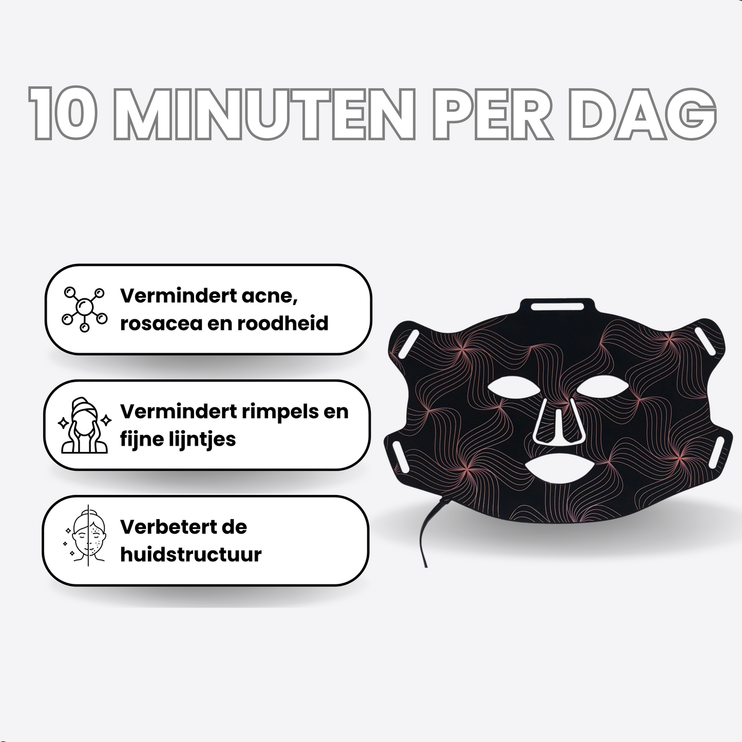 Vitalwave Rood Licht LED masker