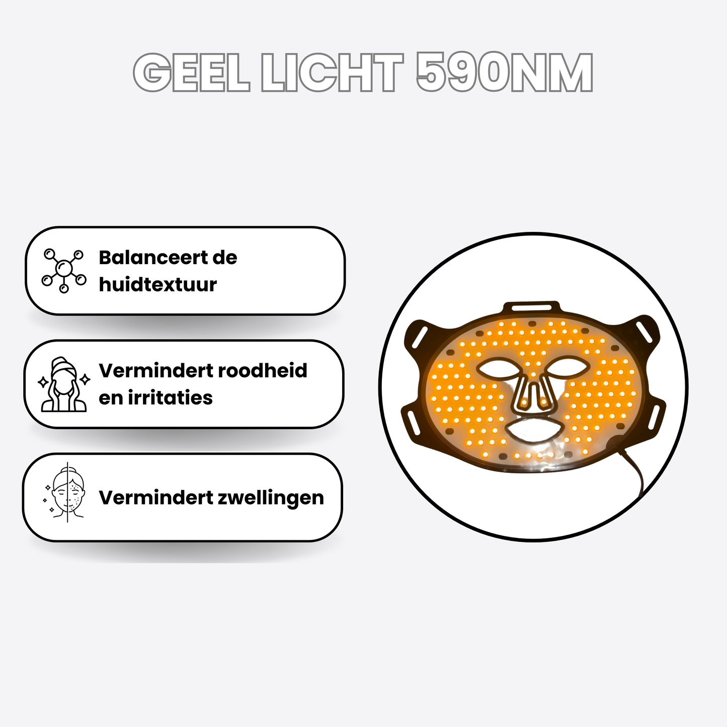 Vitalwave Rood Licht LED masker